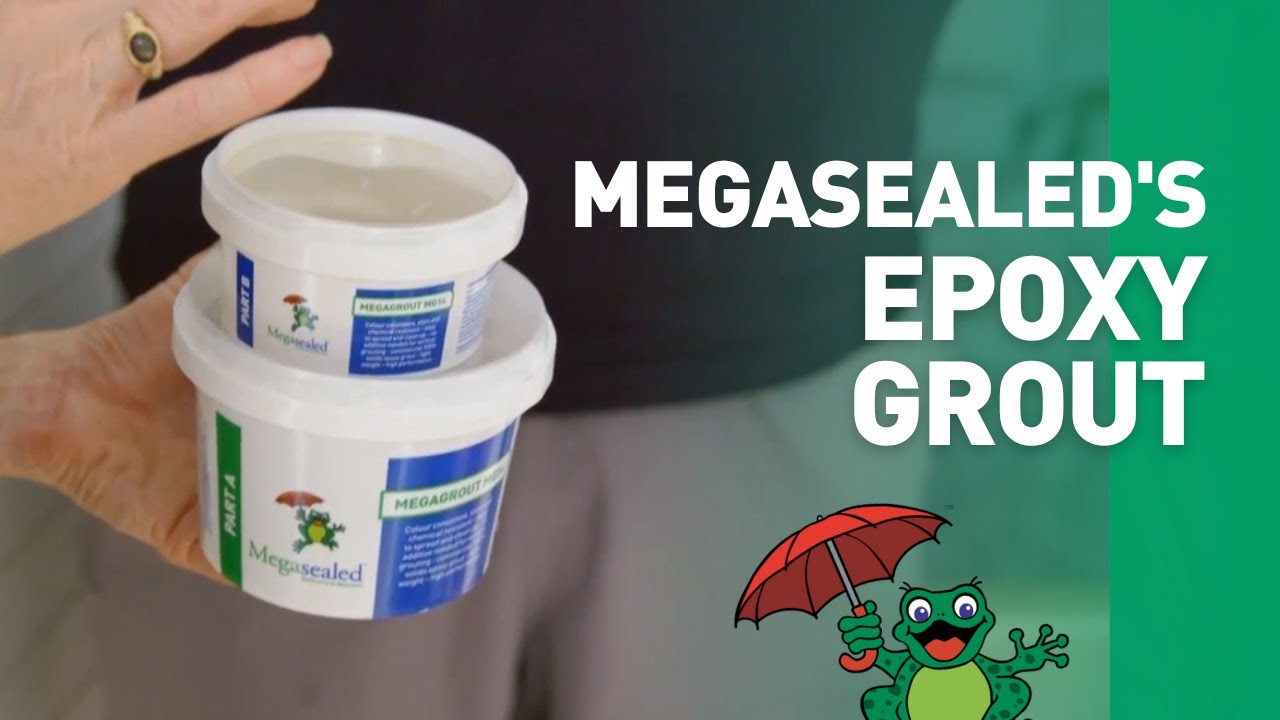 Megasealed's epoxy grout